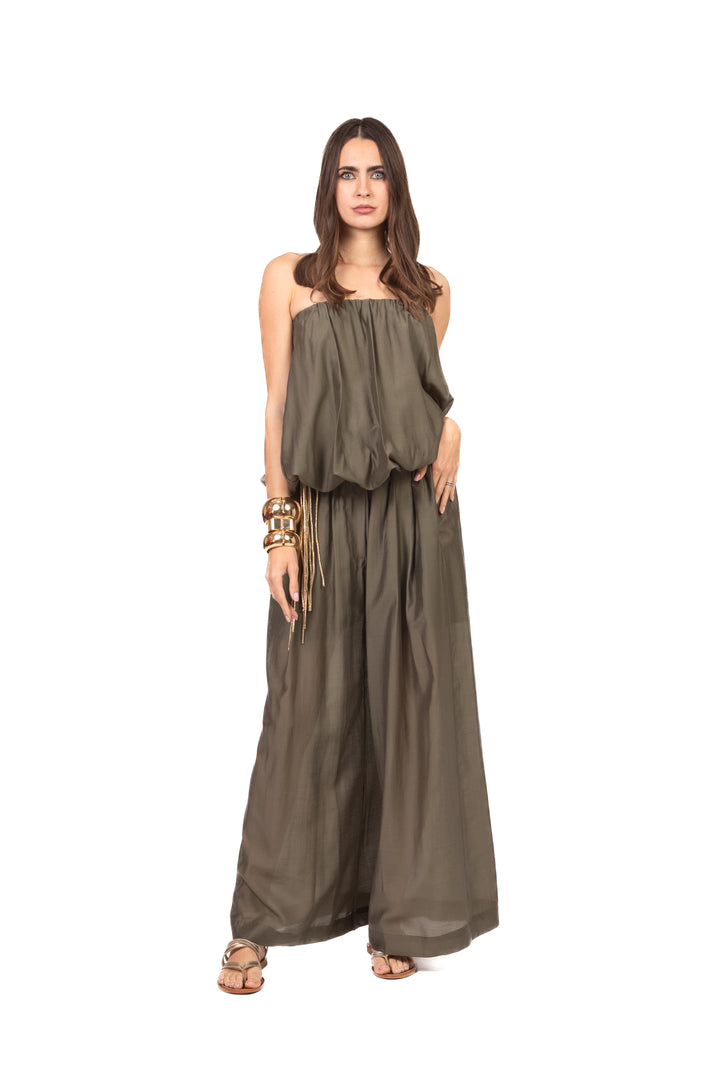 Tensione In - Pantalone mussola palazzo Art. 39252