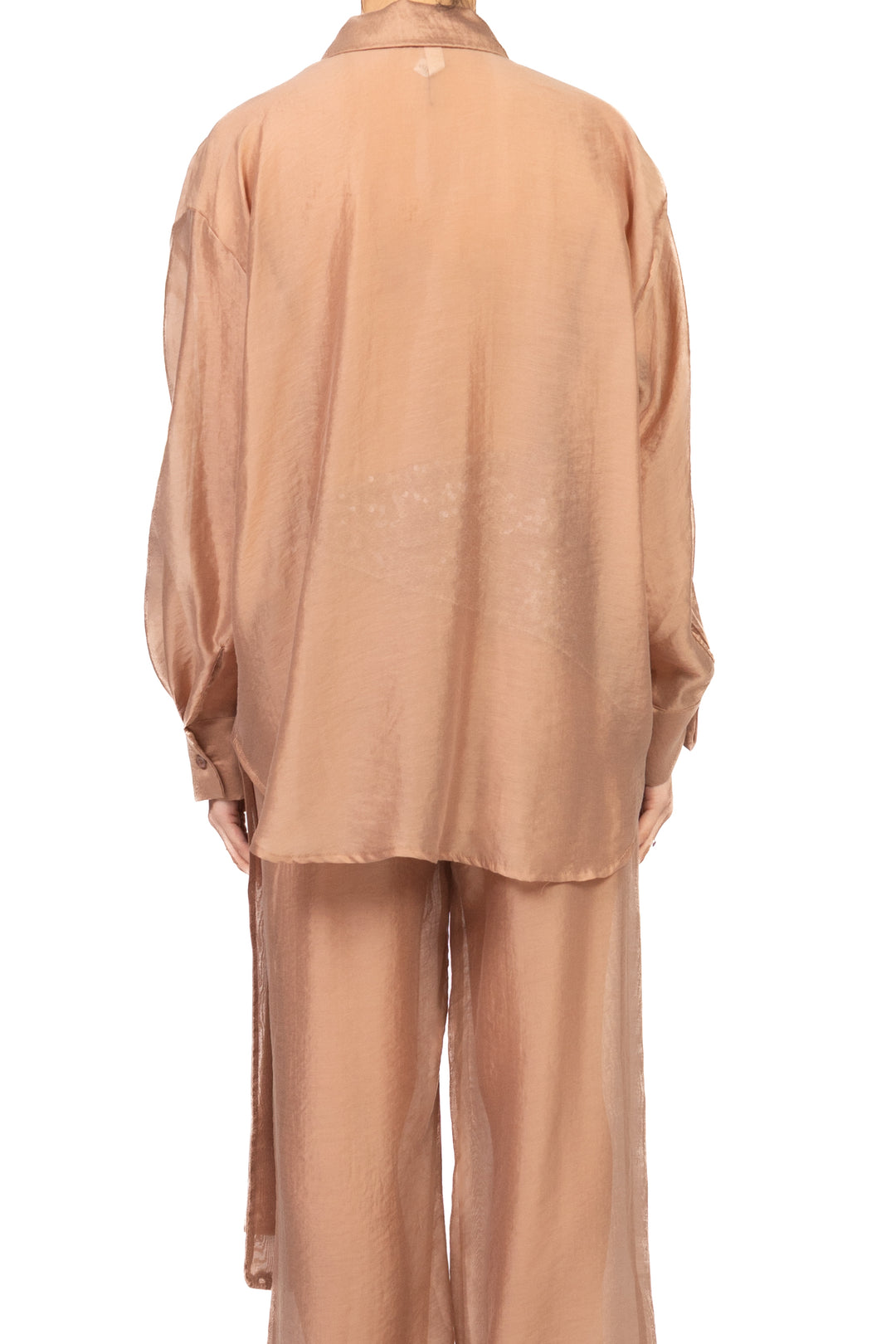 Tensione In - Camicia over con taschino paillettes Art. PE260201