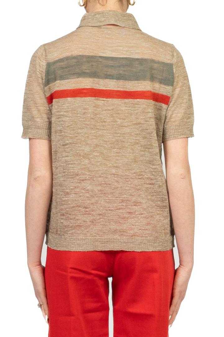 Vicolo - Maglia polo garzata  Art. 4AB4022