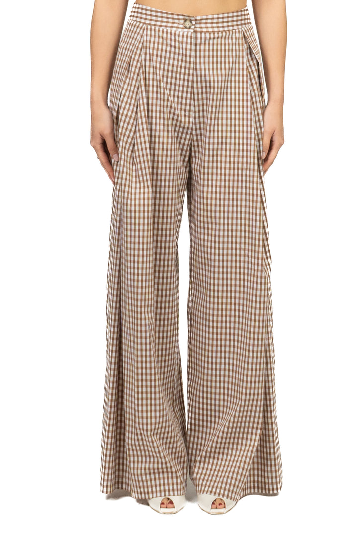 Imperial - Pantalone palazzo quadretti Art. P9I2LVH