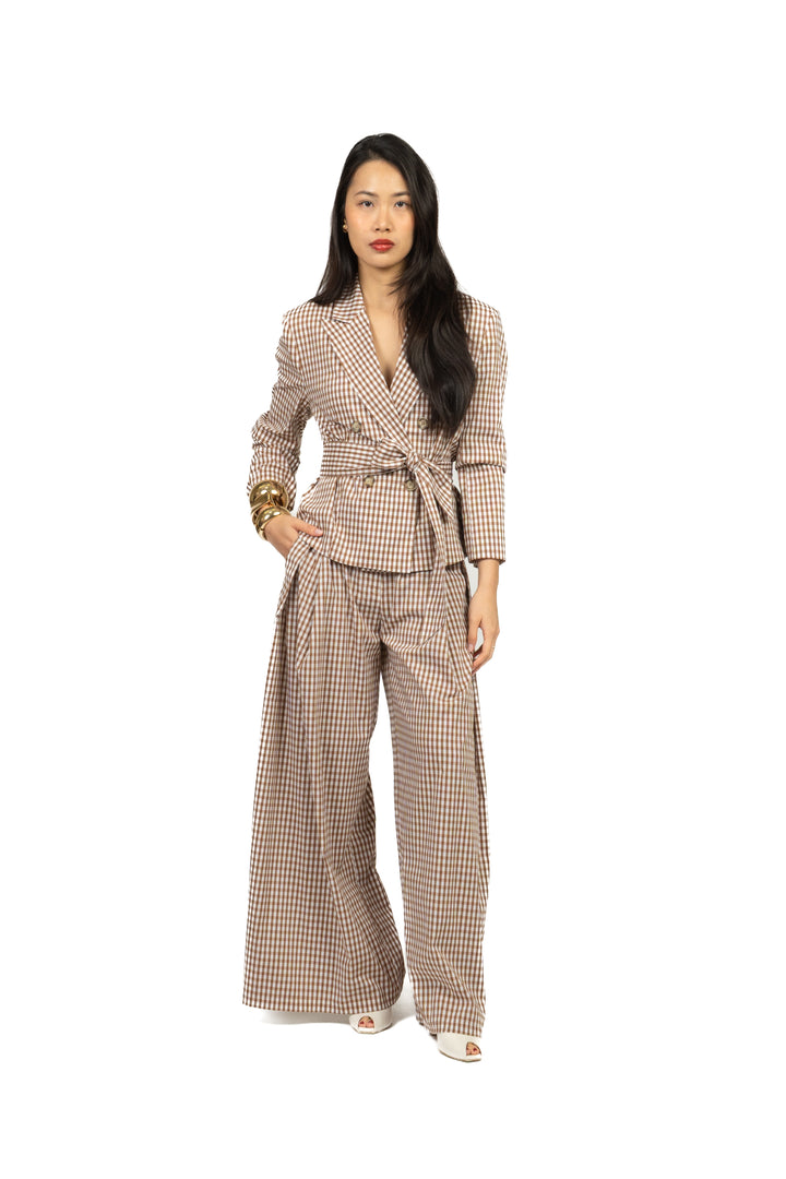 Imperial - Pantalone palazzo quadretti Art. P9I2LVH