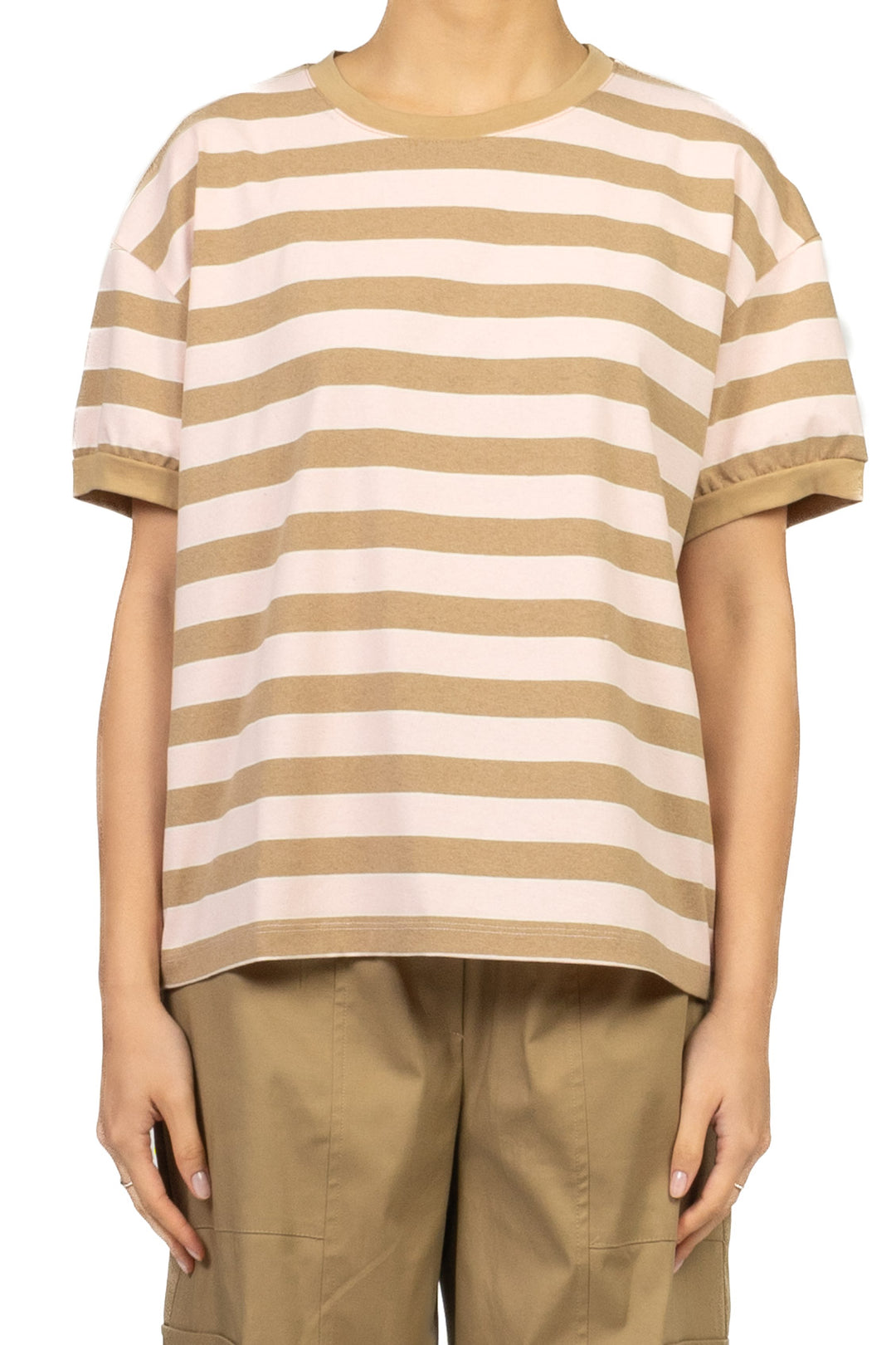 Tensione In - T-Shirt  rigata mezza manica Art. 26M4893