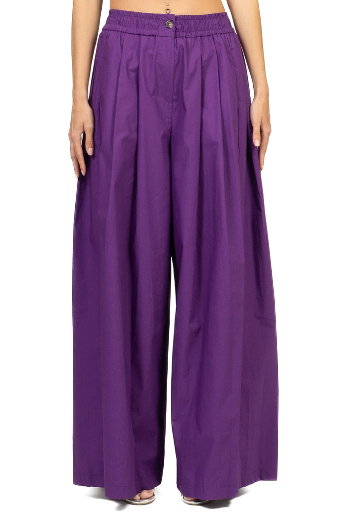 Vicolo - Pantalone palazzo con elastico Art. TAB1888