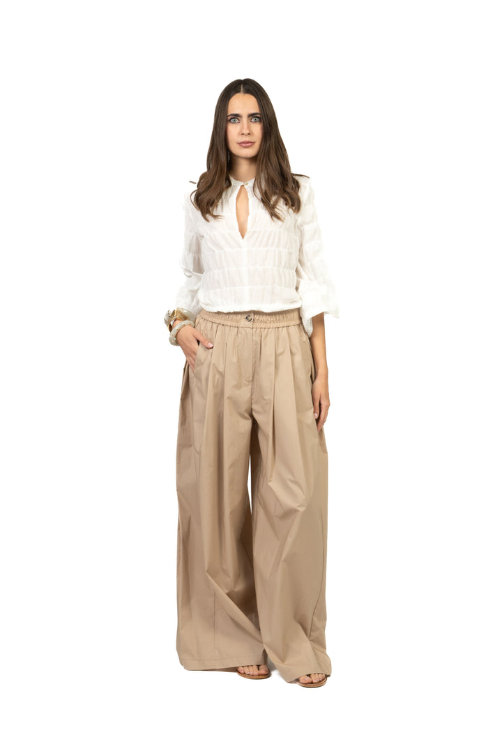 Vicolo - Pantalone palazzo con elastico Art. TAB1888