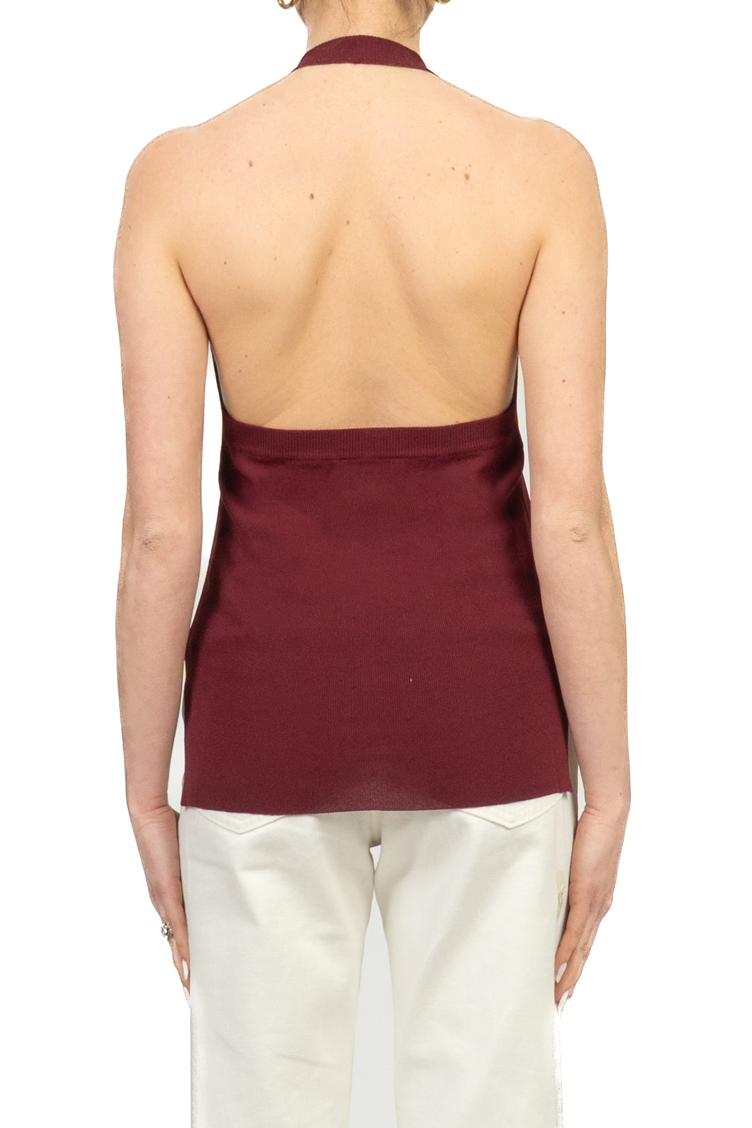 Vicolo - Gilet in maglia scollo halter Art. 2AB2157