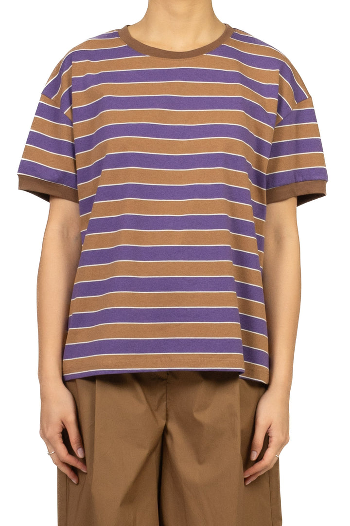 Tensione In - T-Shirt  rigata mezza manica Art. 26M4893