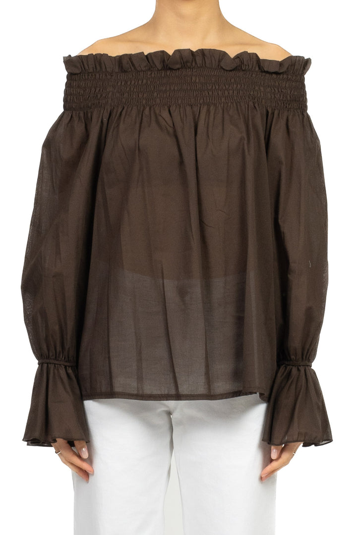 Vicolo - Blusa scollo shiffer Art. TAB2174