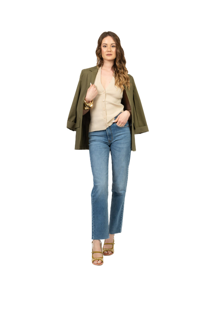 Vicolo - Gilet in maglia scollo halter Art. 2AB2157