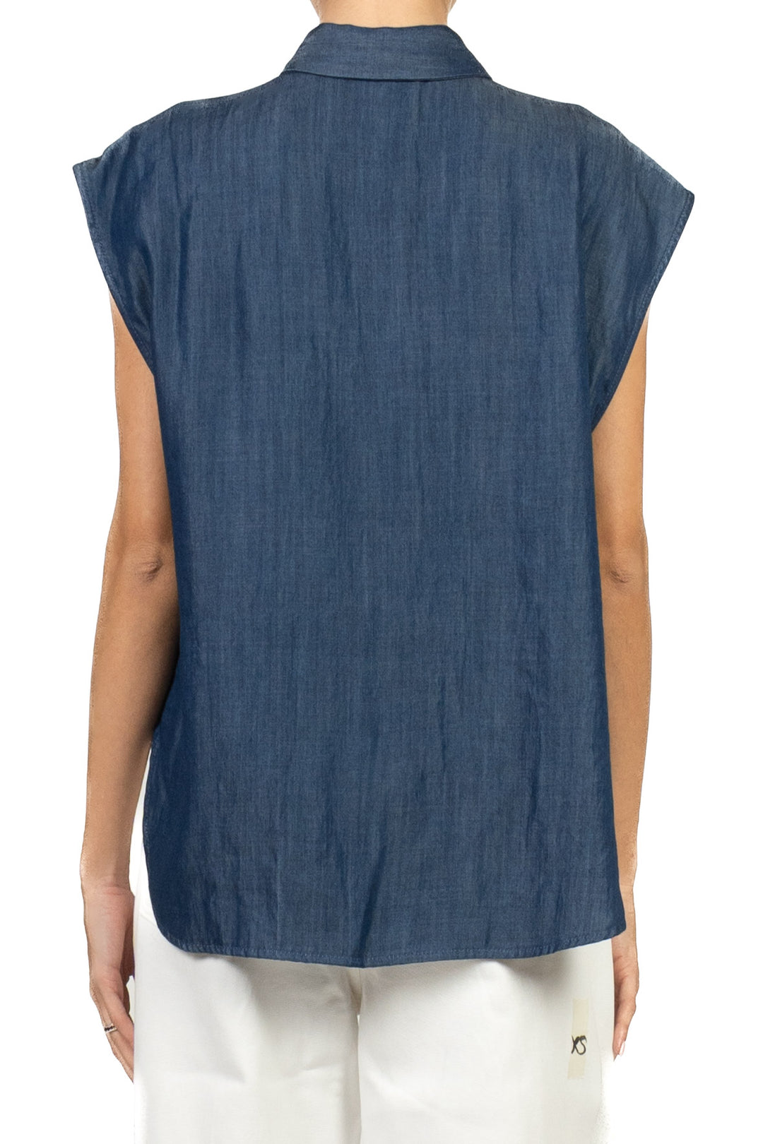 Tensione In - Camicia in denim tasca paillettes Art. S26CE19