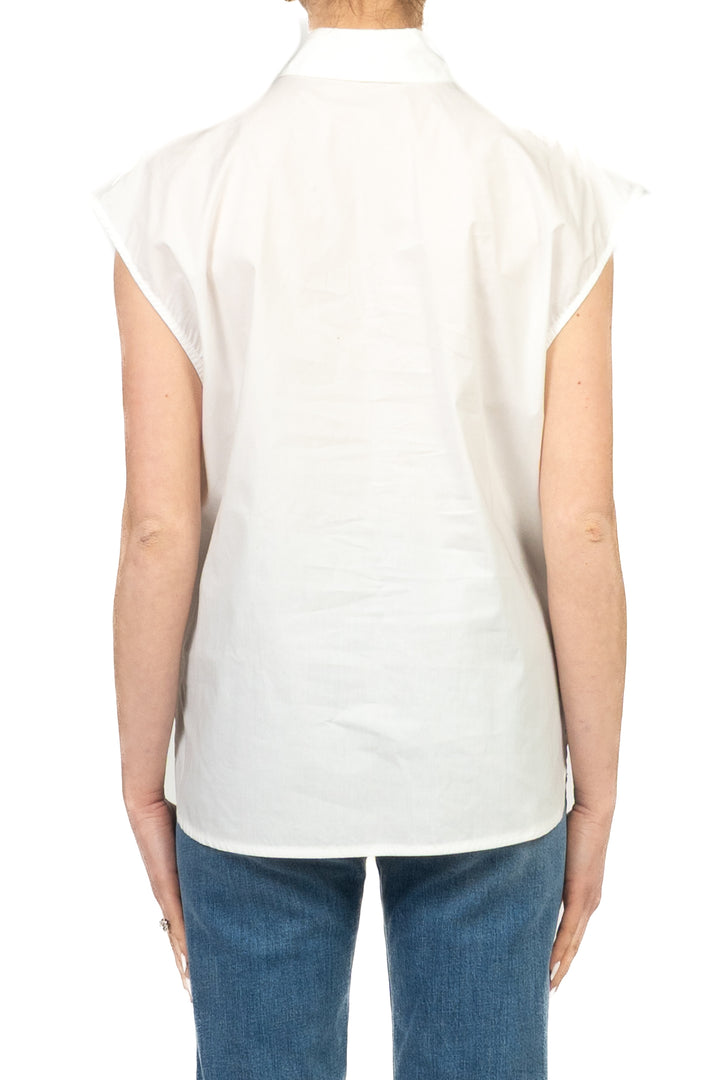 Tensione In - Camicia smanicata taschino paillettes Art. S26CE22