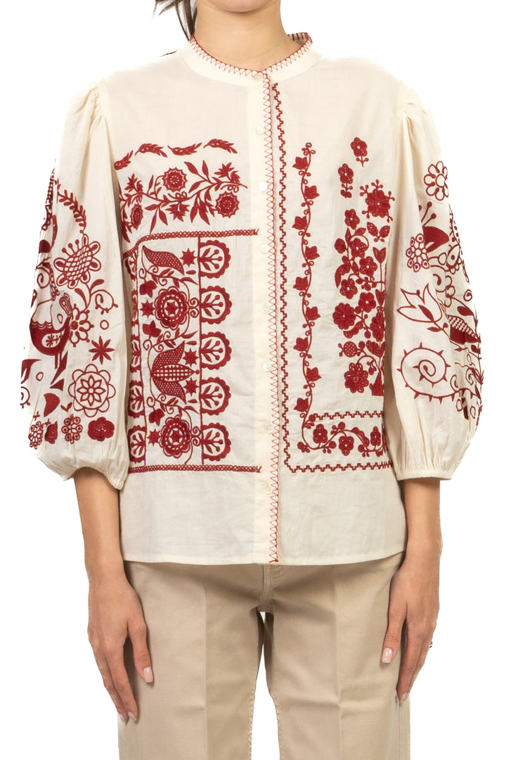 Tensione In - Camicia ricamata Art. 38509