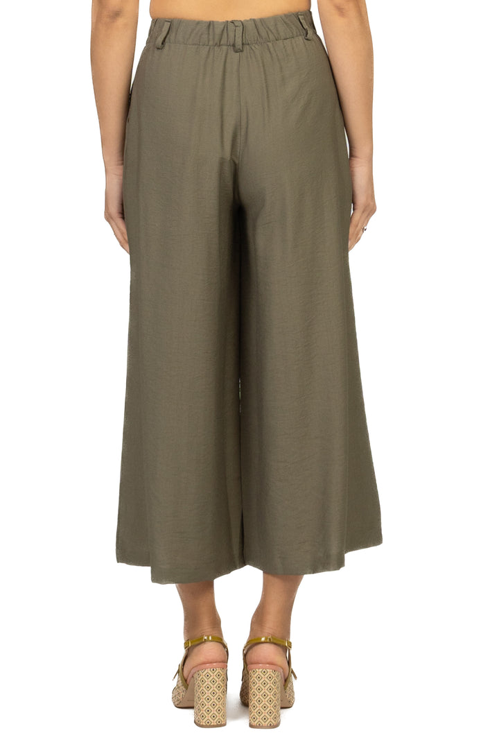 Dixie - Completo giacca chiusura asimmetrica con pantalone palazzo Art. J845A068/P845A250
