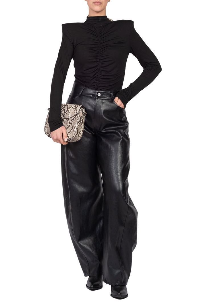 Vicolo - Maglia arricciata con spalline Art. UAC0232