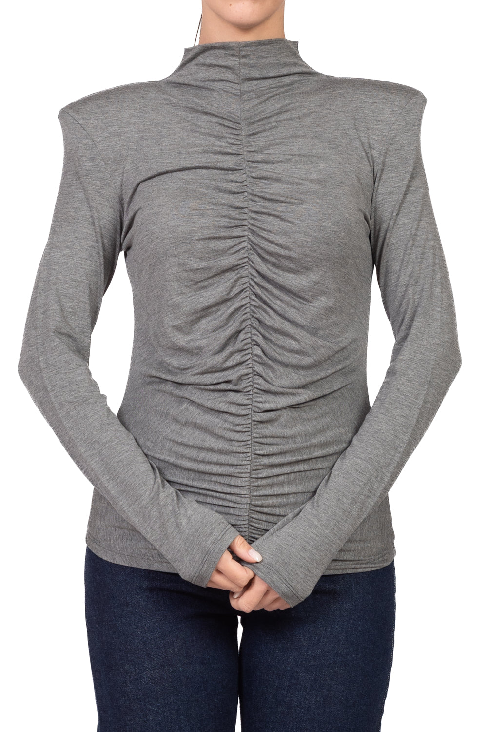 Vicolo - Maglia arricciata con spalline Art. UAC0232