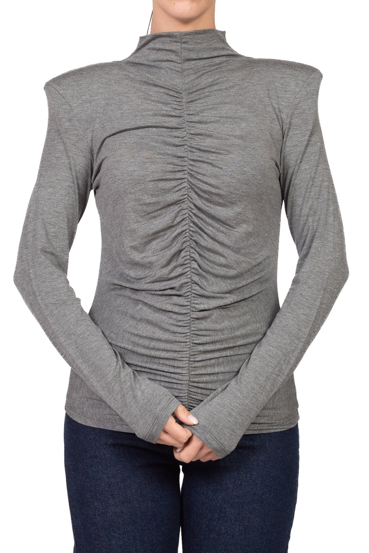Vicolo - Maglia arricciata con spalline Art. UAC0232