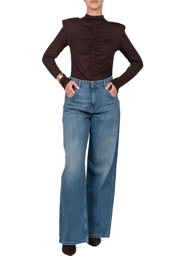 Vicolo - Maglia arricciata con spalline Art. UAC0232