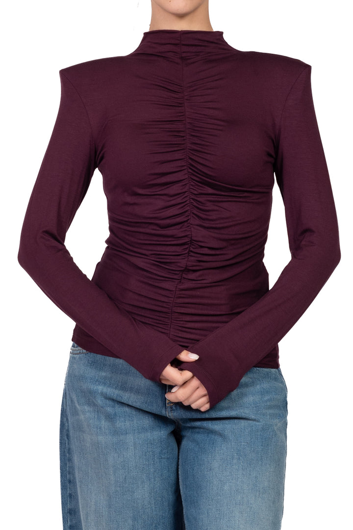 Vicolo - Maglia arricciata con spalline Art. UAC0232