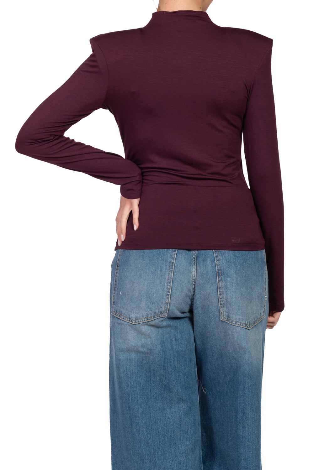 Vicolo - Maglia arricciata con spalline Art. UAC0232