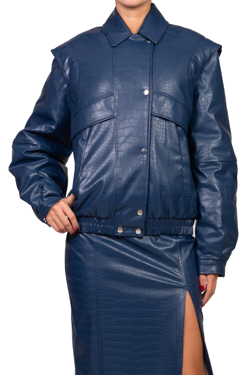 Silence - Bomber ecopelle cocco Art. GB5386