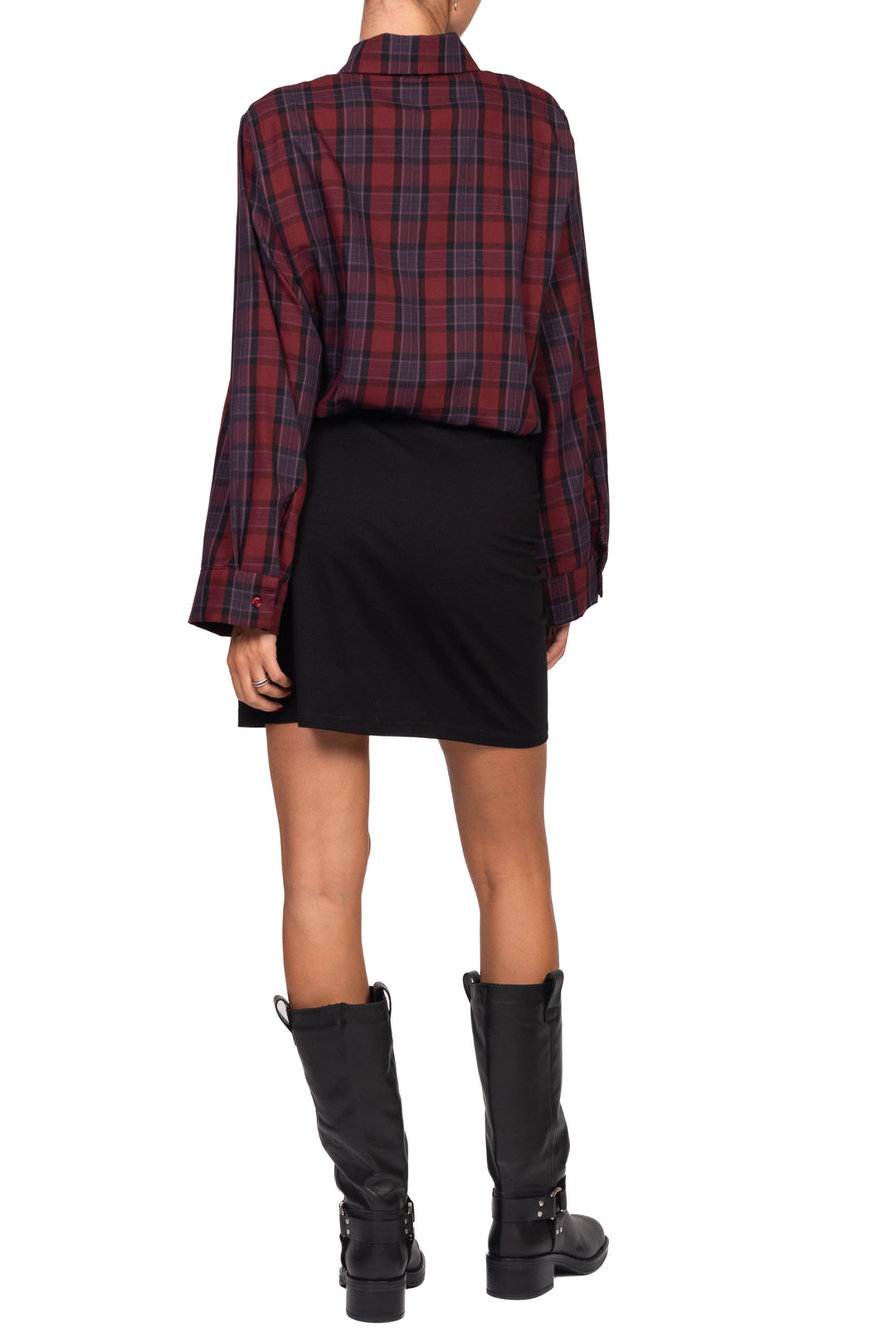 Tensione In - Abito mini camicia check Art. FW260140