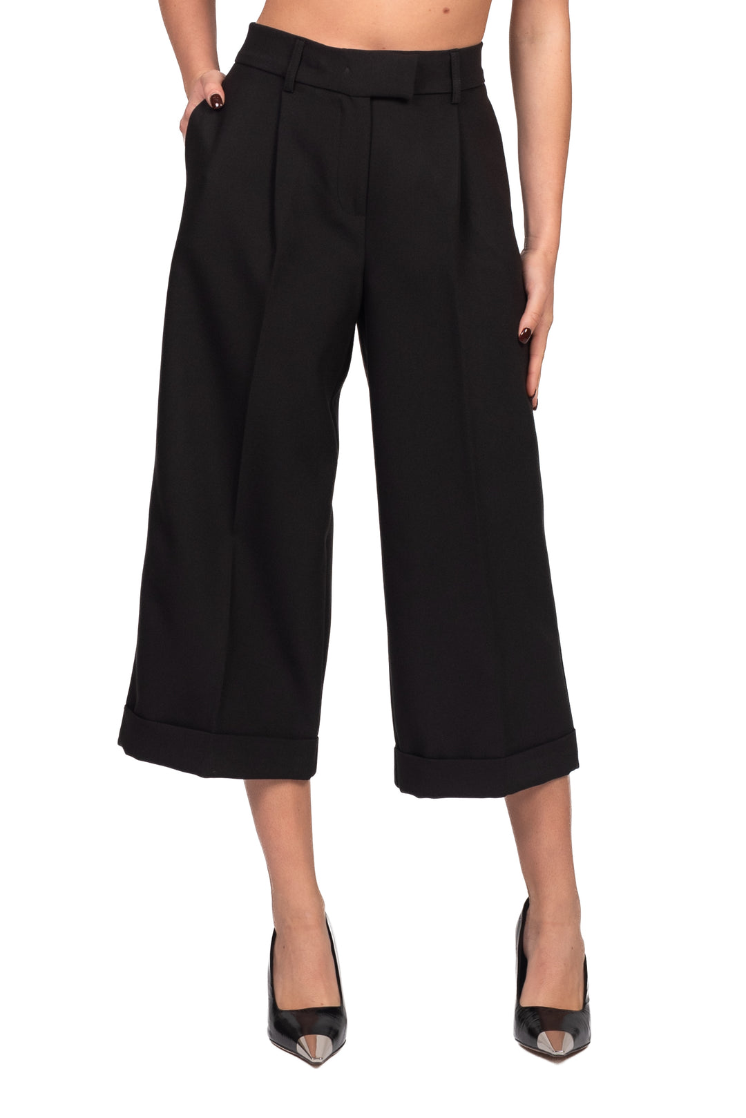 Tensione In - Pantalone crop con risvolto Art. 27P6431