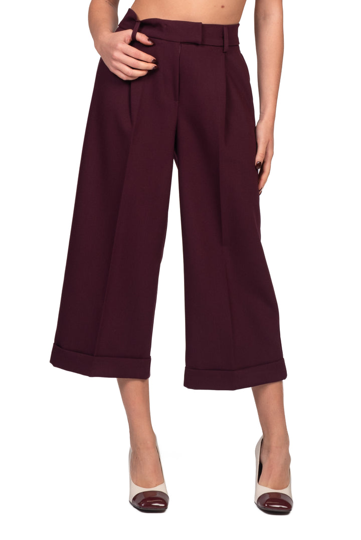 Tensione In - Pantalone crop con risvolto Art. 27P6431