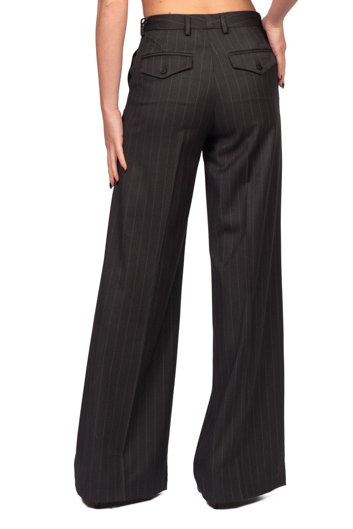 Vicolo - Pantalone palazzo gessato Art. TAC1546