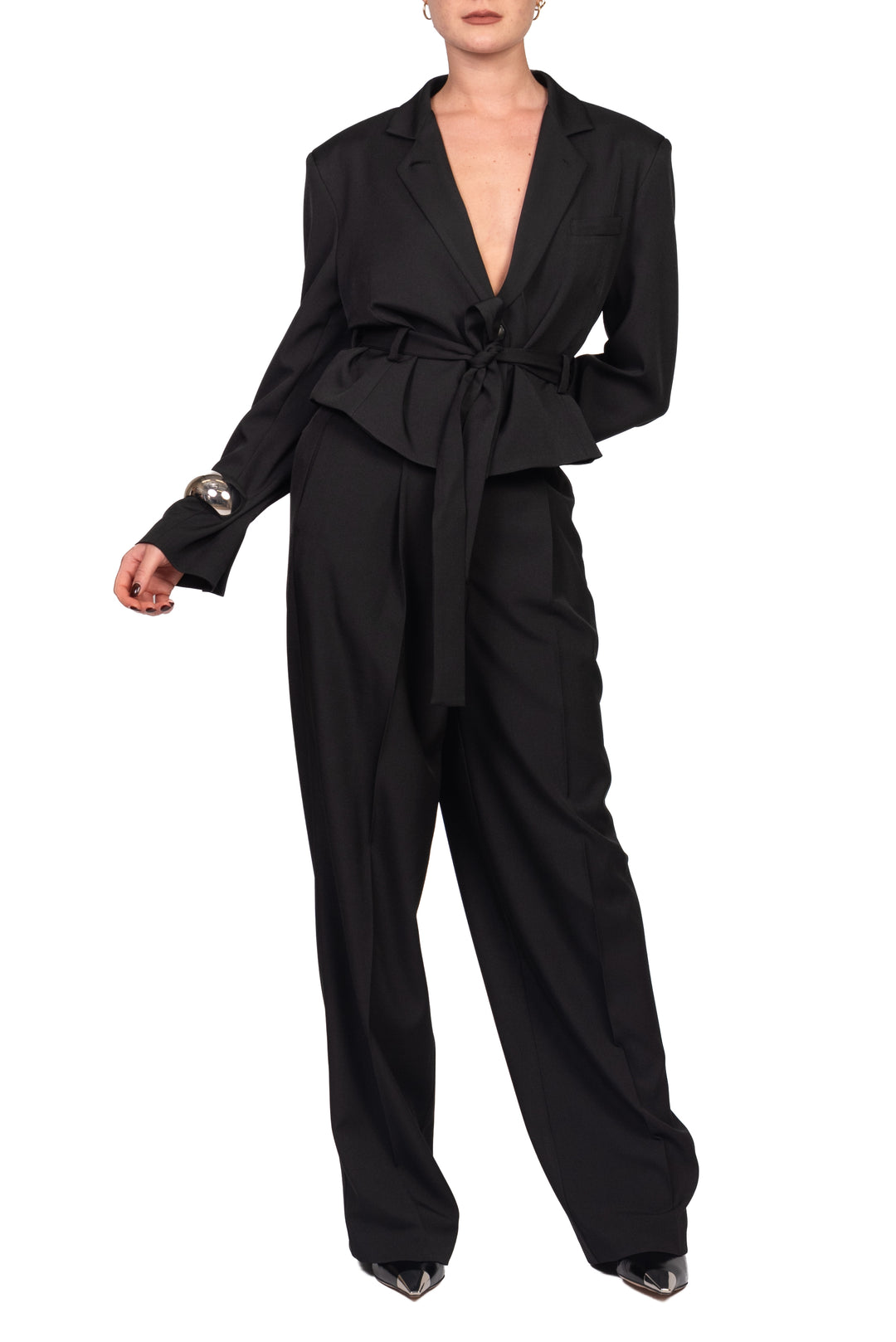 Vicolo - Pantalone palazzo con pinces Art. TAC1445