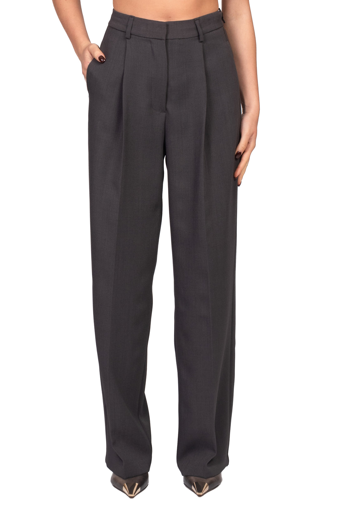Vicolo - Pantalone palazzo con pinces Art. TAC1445