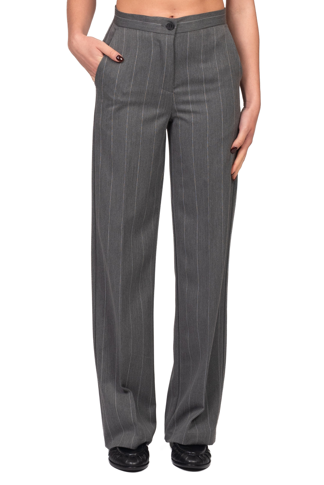 Vicolo - Pantalone gessato gamba dritta Art. TAC1530