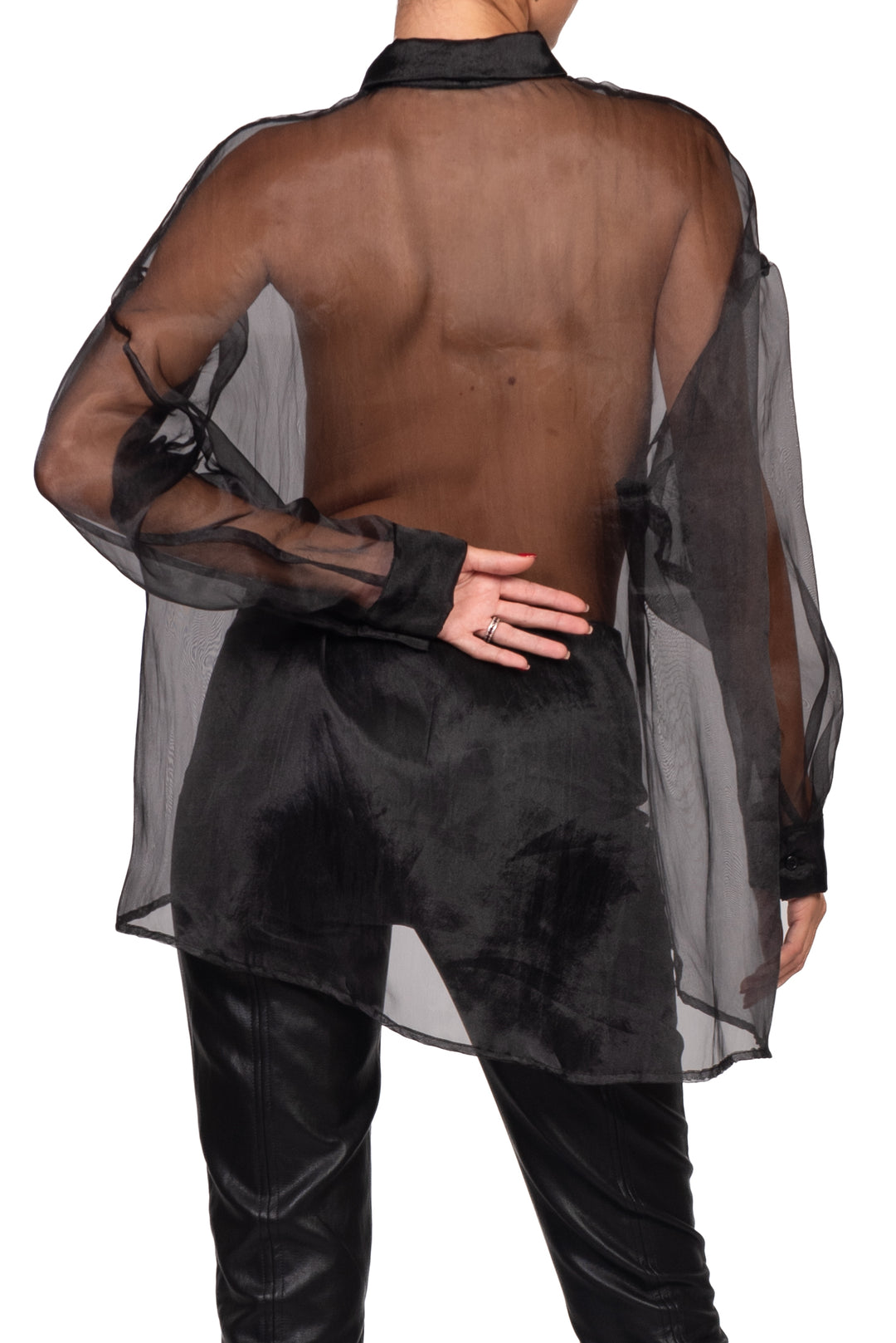 Dixie - Camicia over in organza Art. CFSRDLP