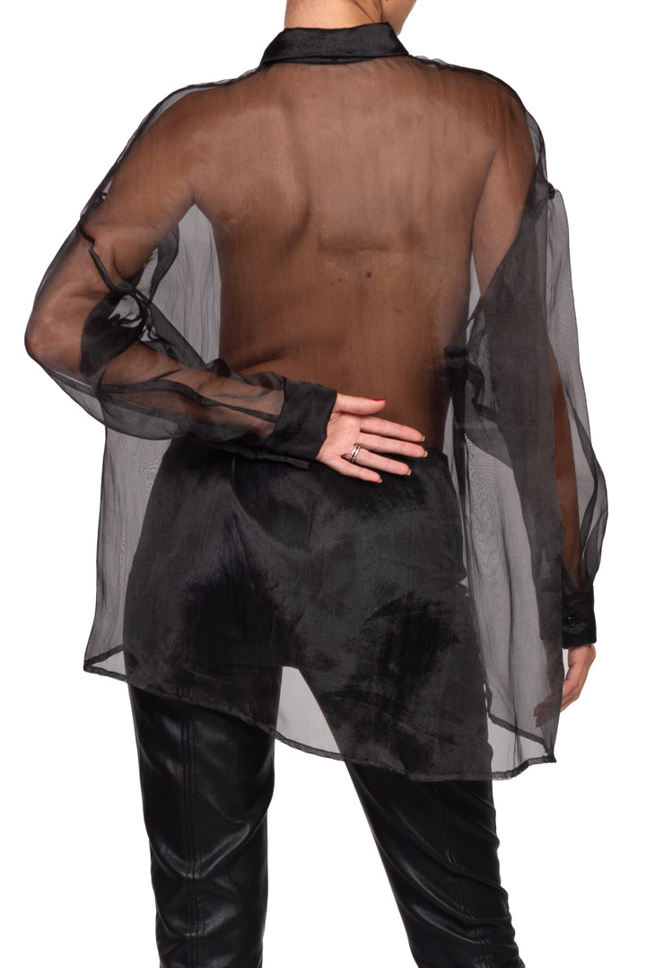 Dixie - Camicia over in organza Art. CFSRDLP