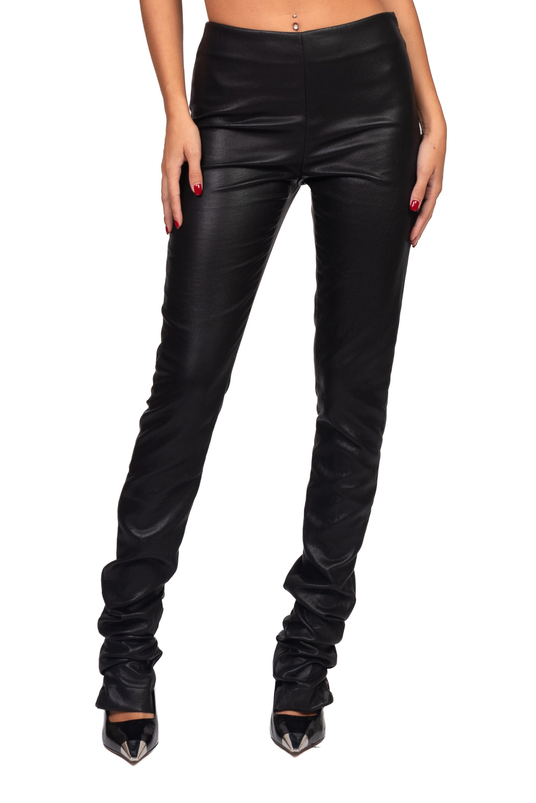 Vicolo - Pantalone slim in ecopelle Art. TAC1433
