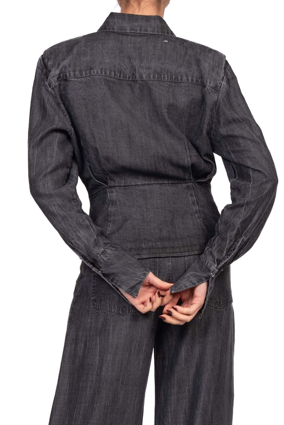 Tensione In - Camicia in denim sfiancata Art. FW260111