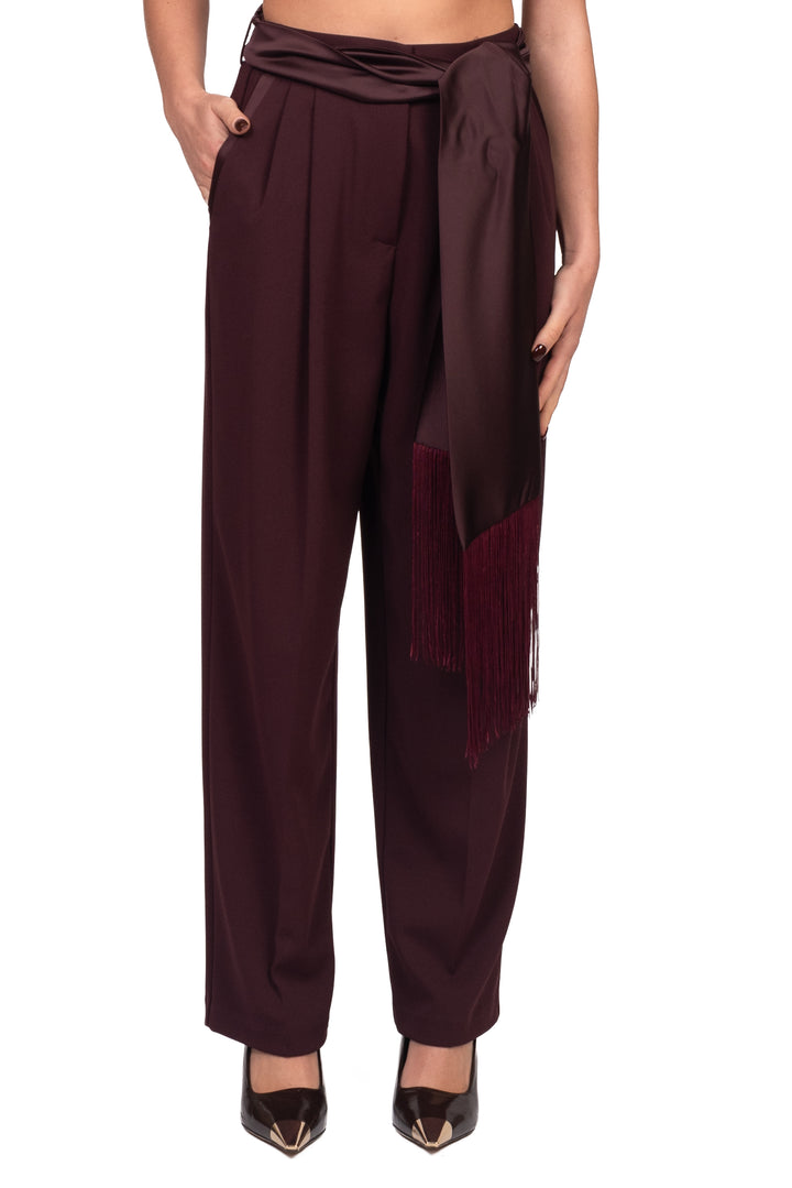 Imperial - Pantalone carrot con fusciacca raso Art. P7J9MAW