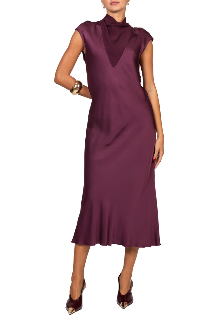 Dixie - Abito in satin con inserto Art. A239B023