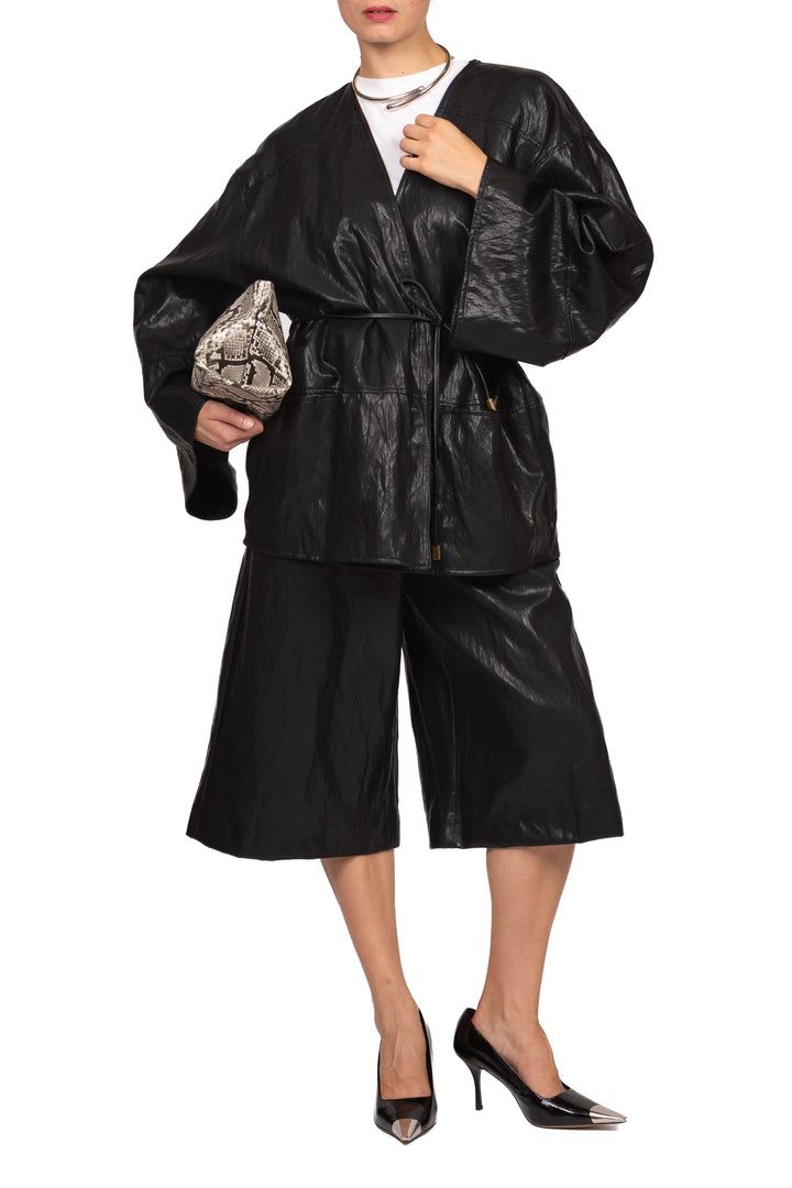 Tensione In - Giacca kimono ecopelle Art. FW260132