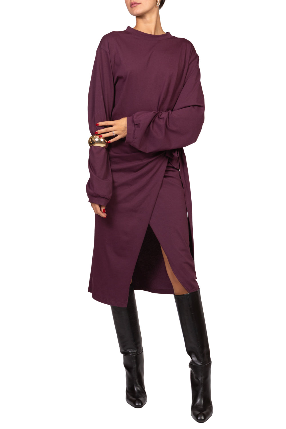 Tensione In - Abito midi con nodo Art. FW260136