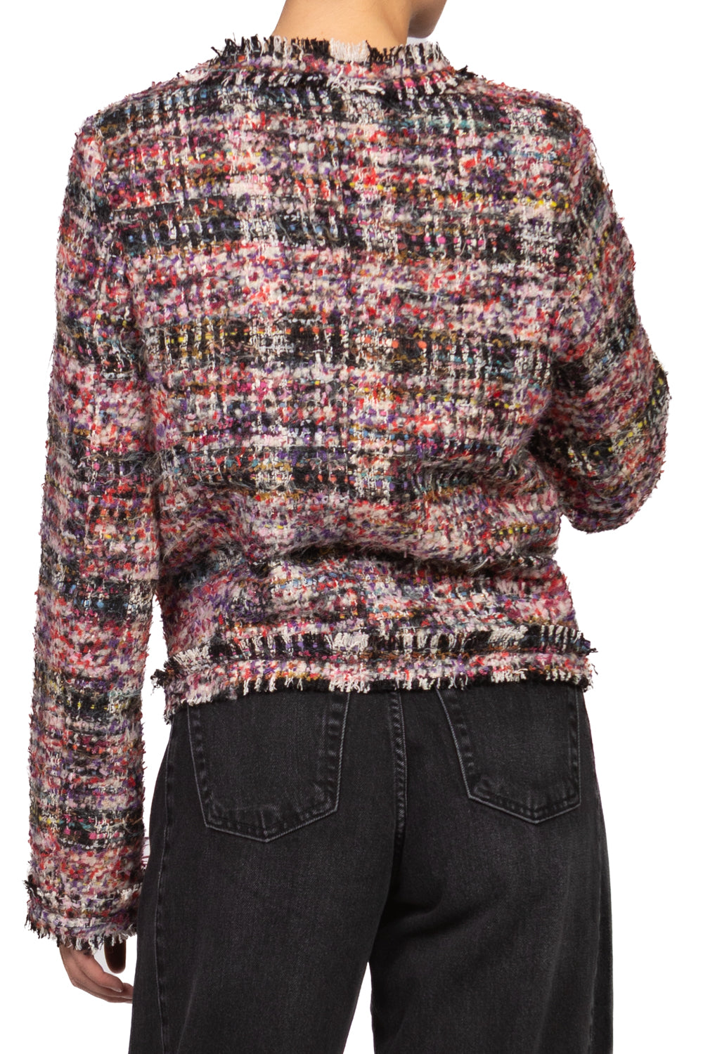 Tensione In - Giacca in bouclé sfrangiata Art. 40715