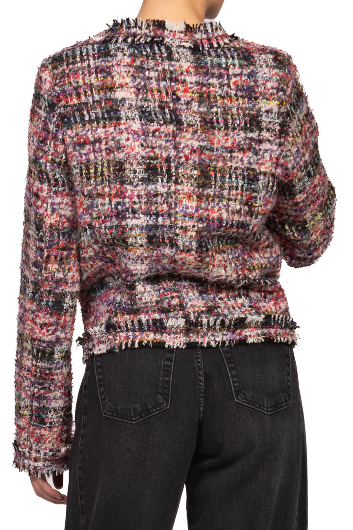 Tensione In - Giacca in bouclé sfrangiata Art. 40715
