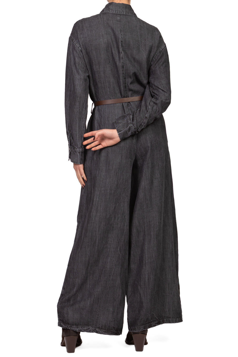 Tensione In - Tuta denim con cintura Art. FW260123