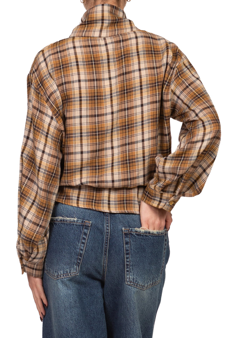 Tensione In - Camicia tartan con coulisse Art. FW260125