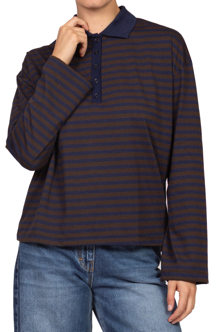 Tensione In - Maglia polo rigata Art. 70098-501
