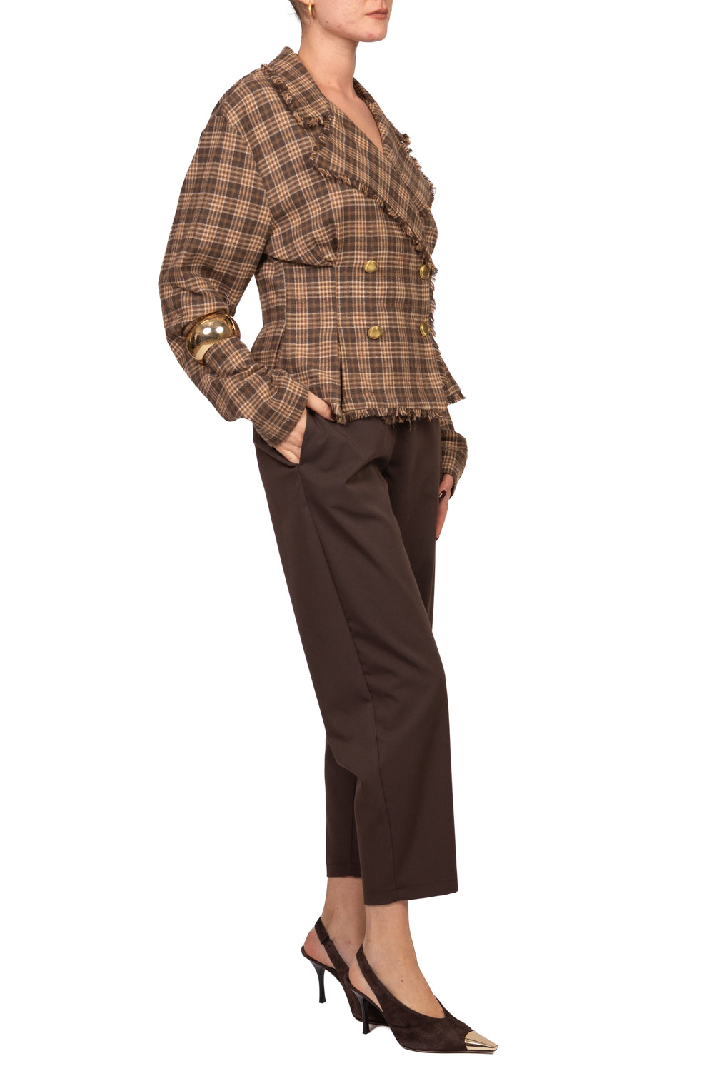 Vicolo - Pantalone carrot con elastico Art. TAC0418