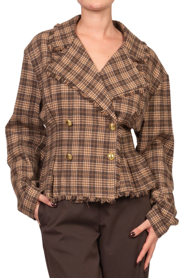 Vicolo - Giacca check doppio petto Art. TAC1363