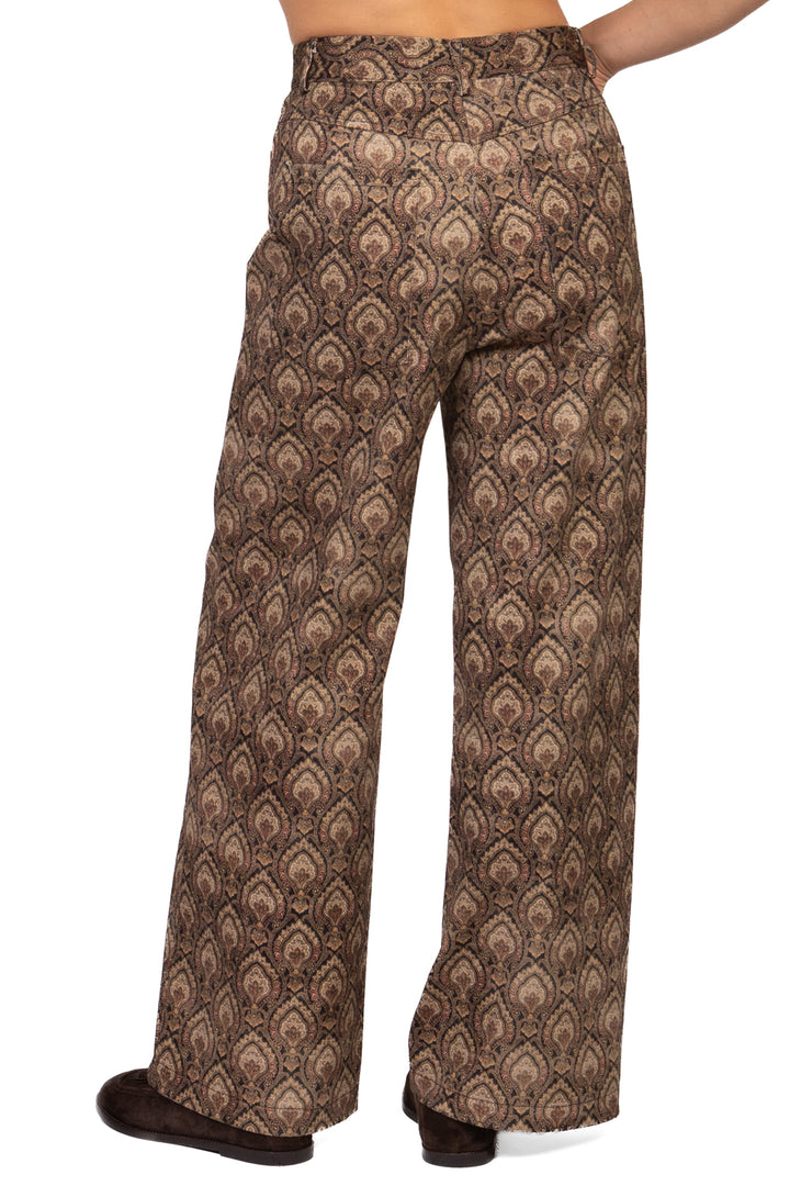 Vicolo - Pantalone palazzo damascato Art. TAC1485