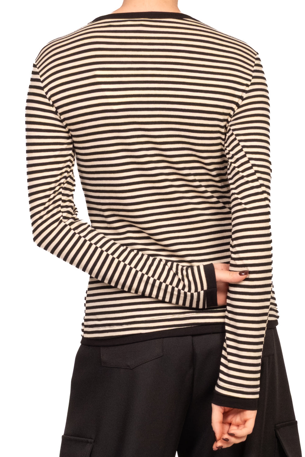 Tensione In - Maglia serafino rigata Art. 30785-688
