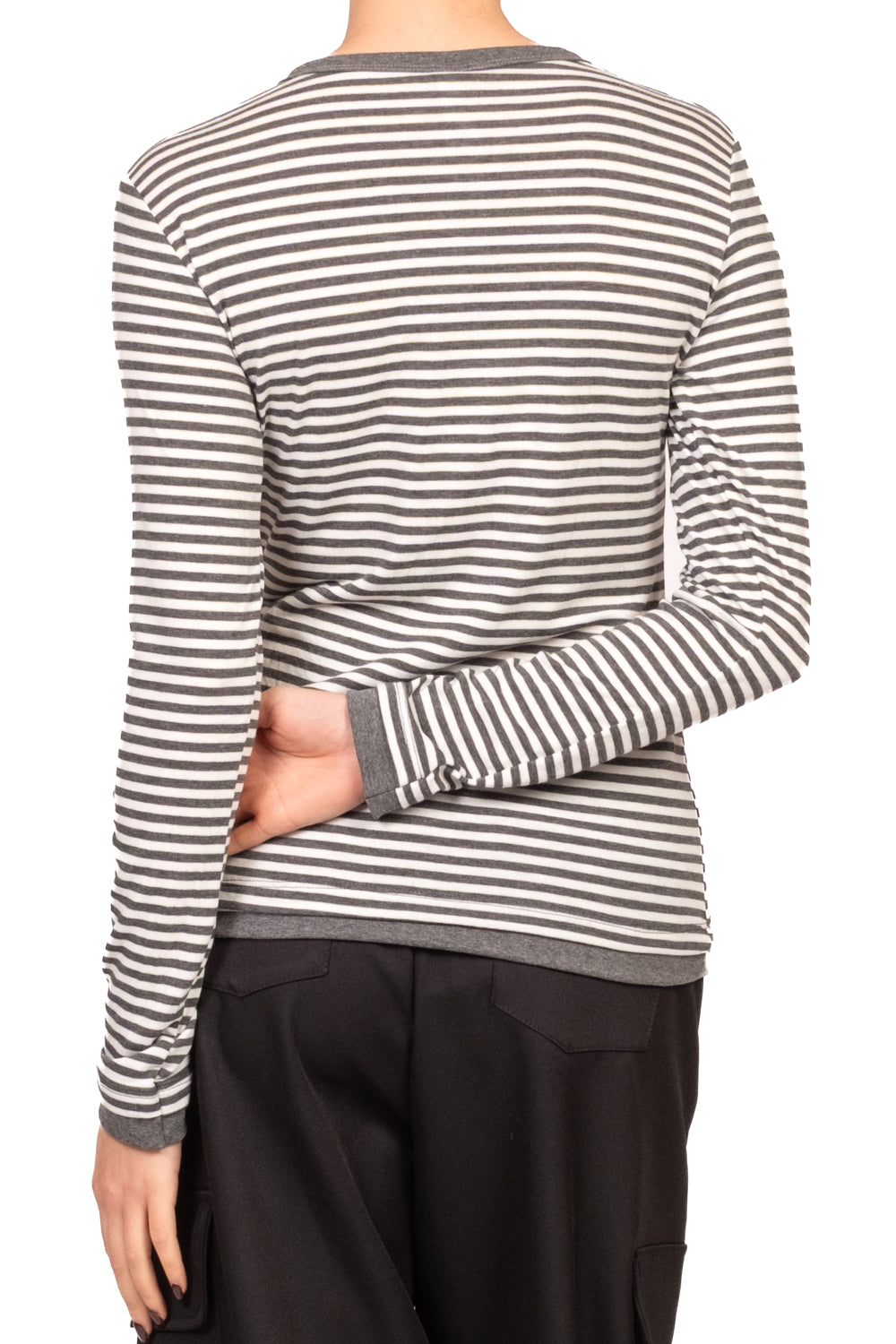 Tensione In - Maglia serafino rigata Art. 30785-688