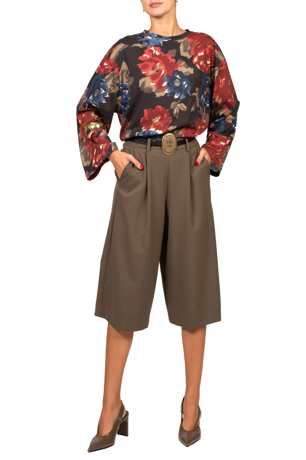 Tensione In - T-shirt fantasia floreale Art. FW260150