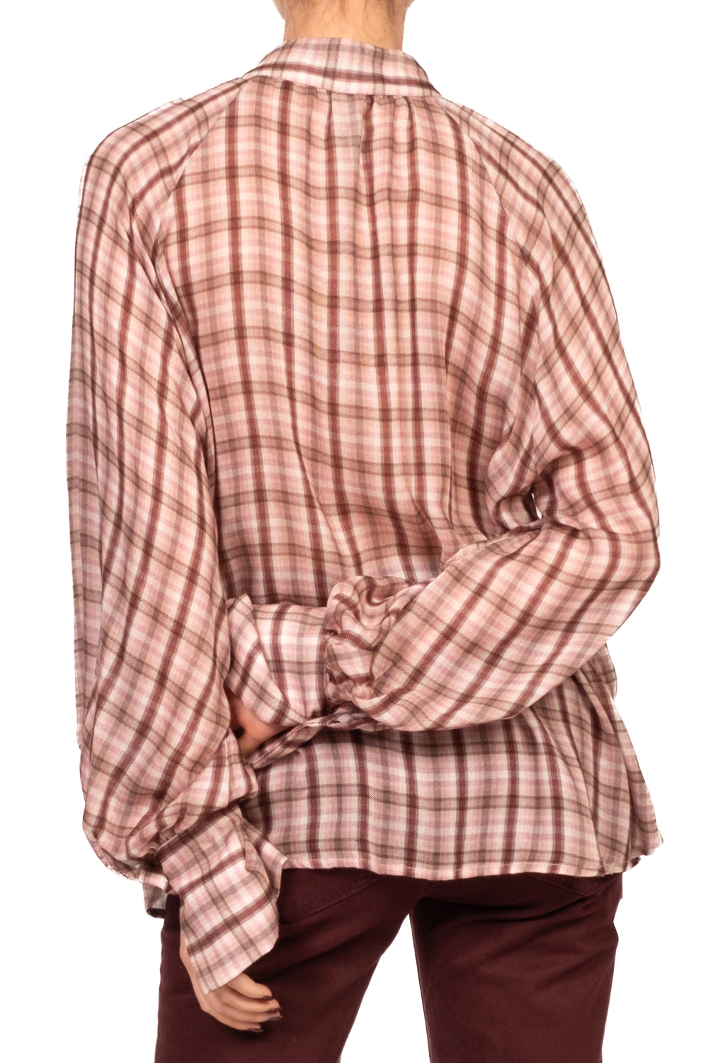 Tensione In - Camicia quadretti collo coreano Art. W26C703
